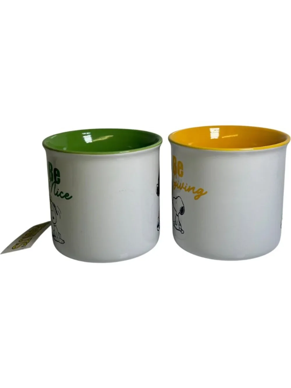 Peanuts Snoopy Sally Mug Set Gibson Homewares Be Nice Be Giving Ceramic 21oz